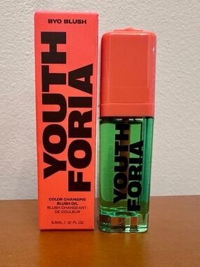 Youthforia BYO Blush Color Changing Blush Oil Pink Clean Beauty NIB